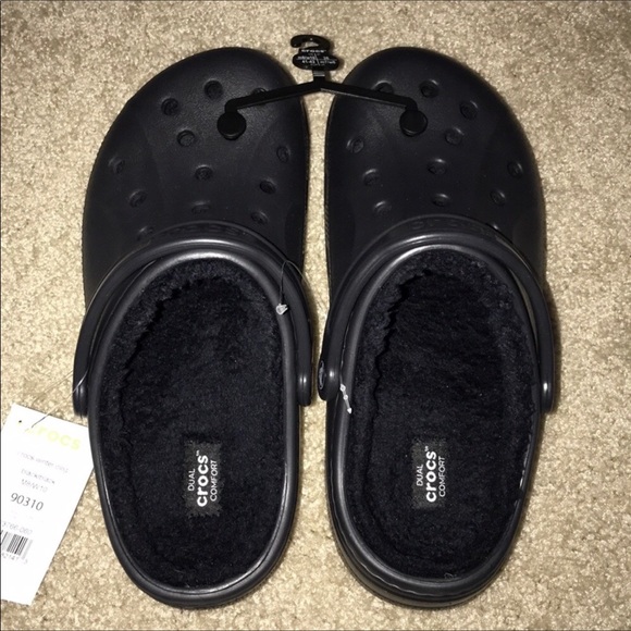 Fur Lined Crocs - Picture 1 of 16